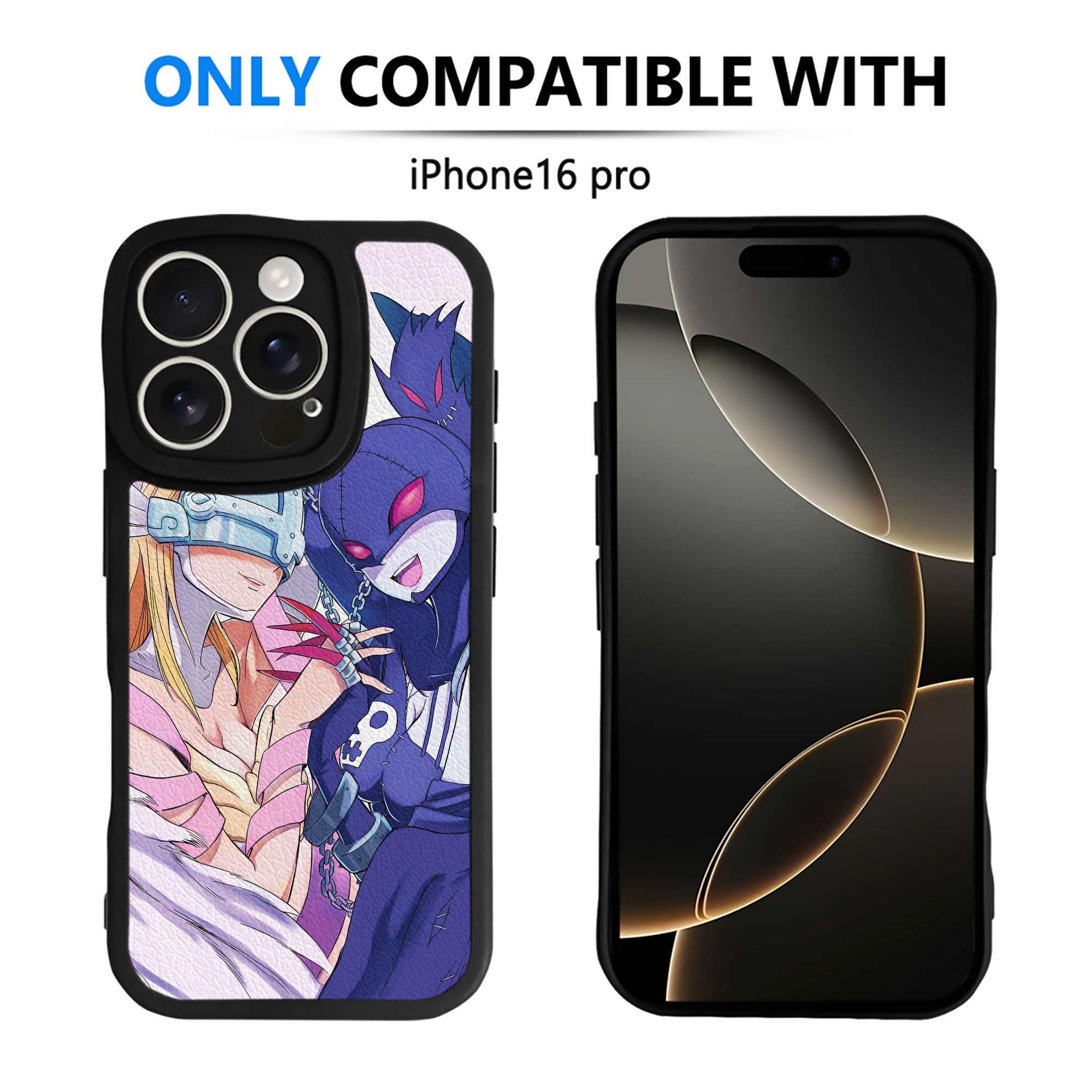 （画像用） Digimon デジタルモンスター/デジモン 【iPhone 16シリーズ対応】シリコンスマホケース（レザー調） 材質：シリコン